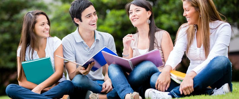 IELTS Students Studying